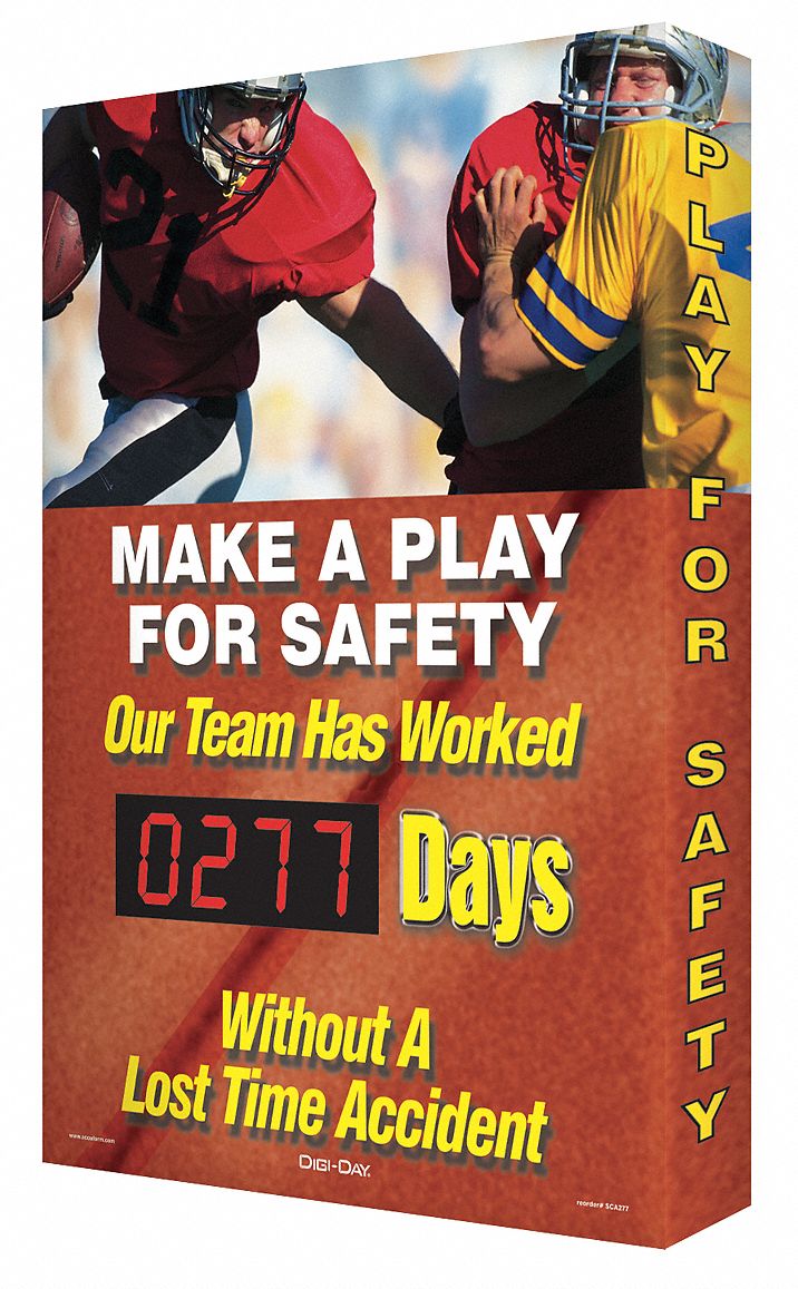 Scoreboard, Make A Play, 24 x 36 In.