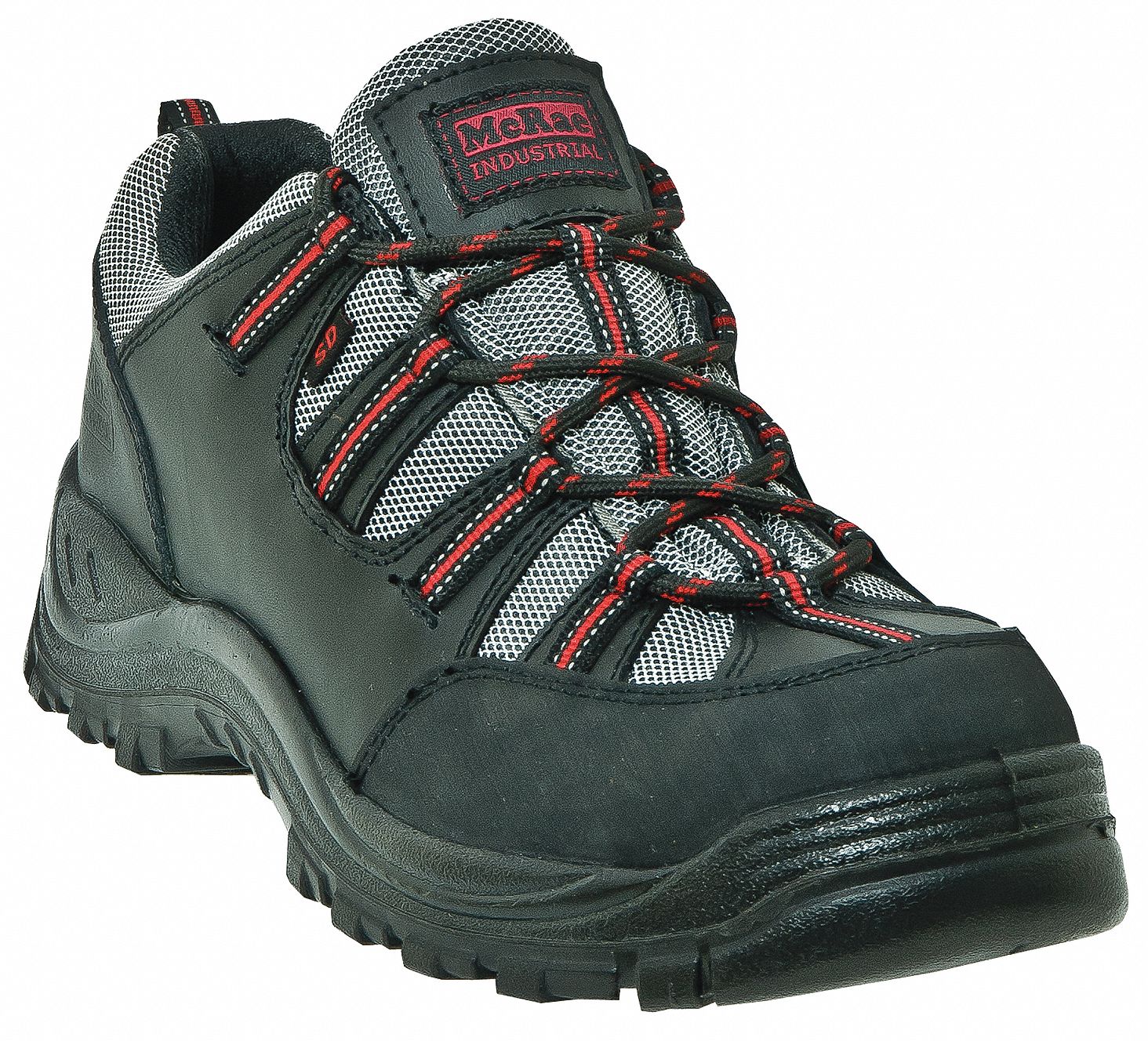 Hiking Shoes, Steel Toe, Blk, 11W, PR