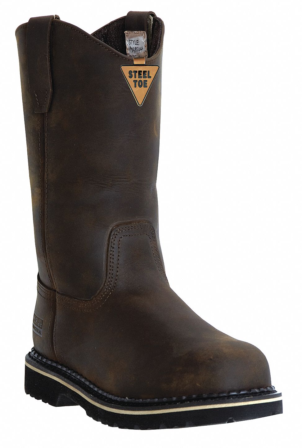 Wellington Boots, Stl Toe, 11In, 12W, PR