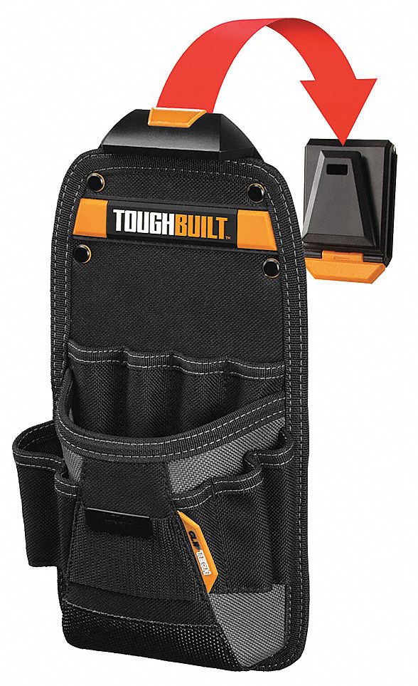 Technicians Pouch, 6.6x3.25x12.75, Blk/Ylw
