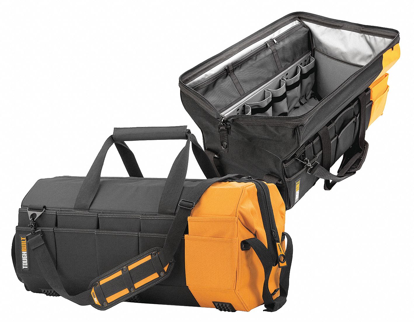 Tool Bag, 32x7x14 In, Blk/Ylw