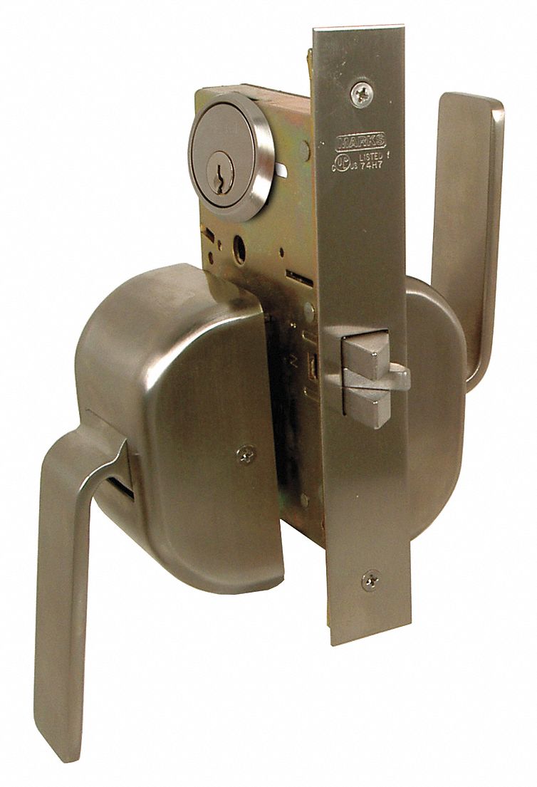 Lockset, Push/Pull, Mortise, Storeroom