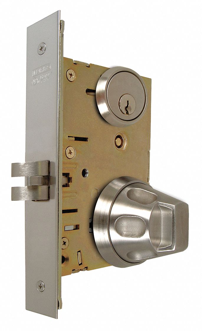 Antiligature Mortise Lockset, Knob, 5SS55