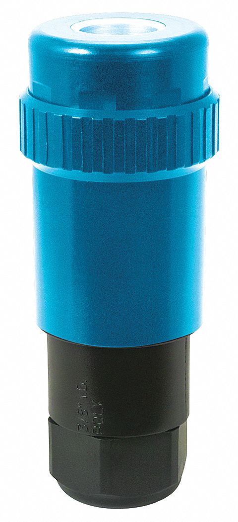 Vent Coupler Socket, 3/8 Barb