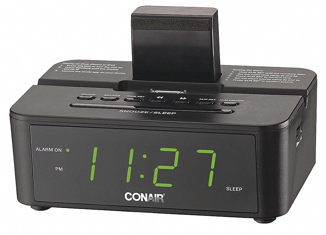 Clock Radio w/iPod Dock