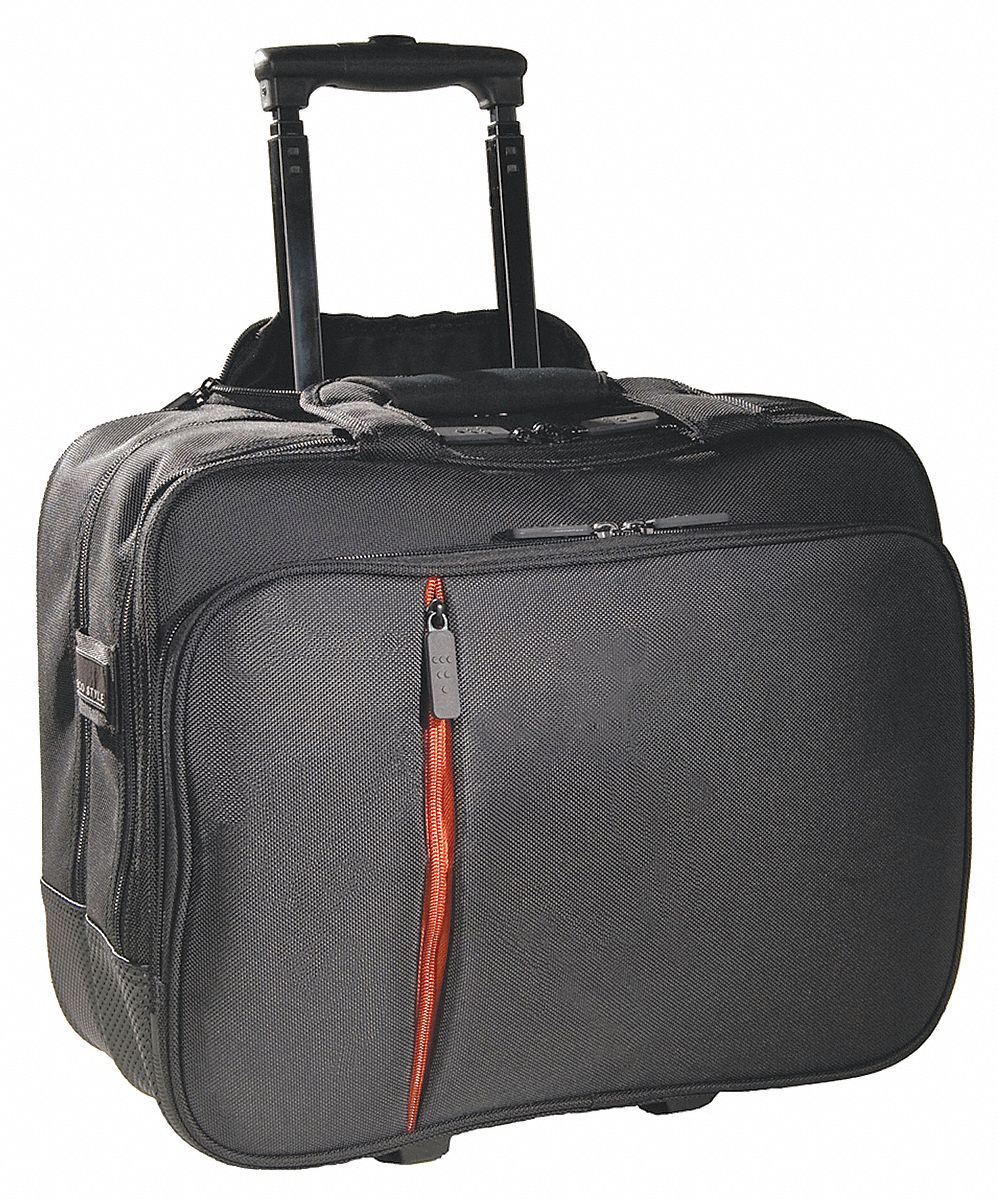 Roller Laptop Case, Black, 16.1 In.