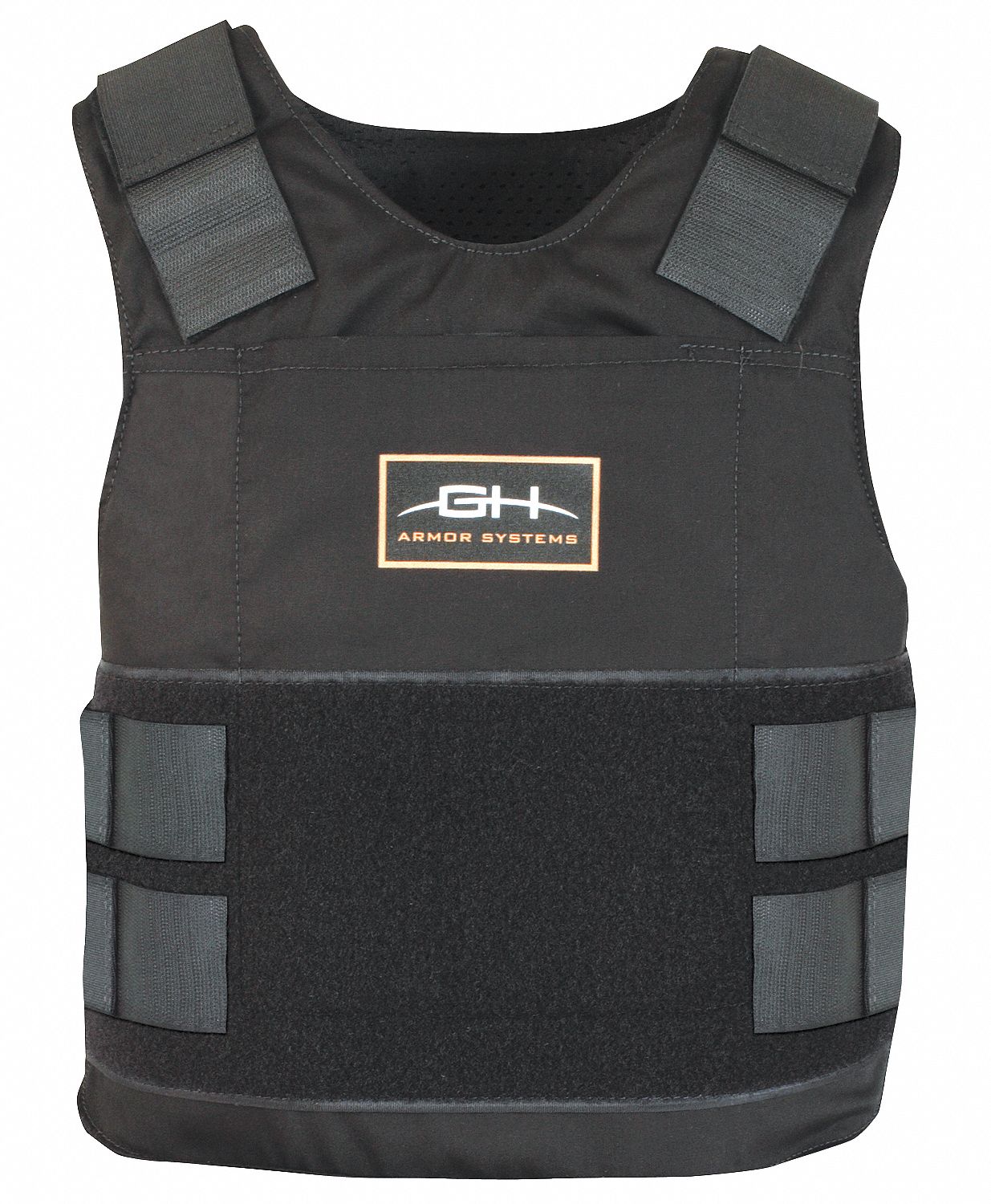 Ballistic Vest Pkg, Concealable, Black, 2XL