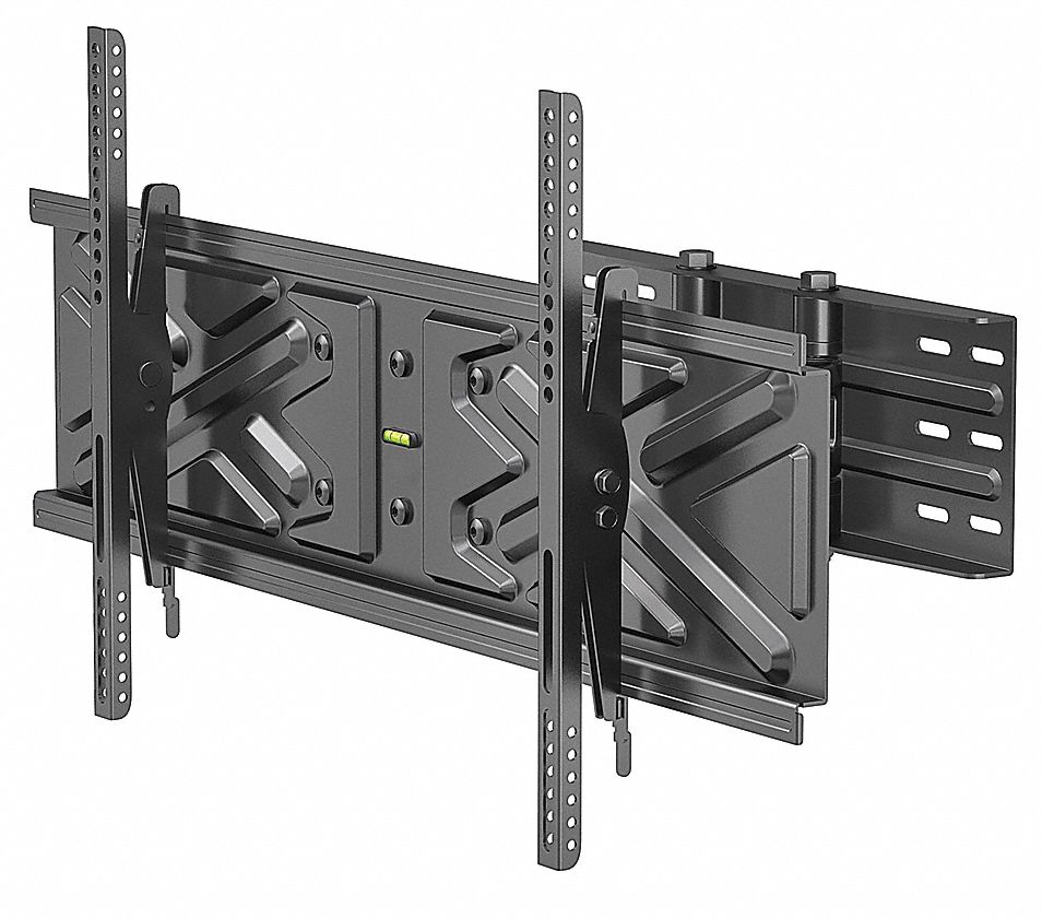 Flat Panel Tilt Mount, Wall, Steel, Black