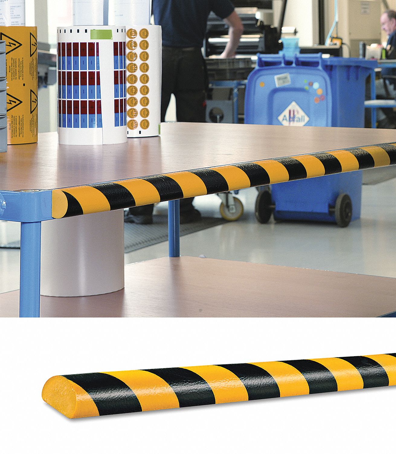 Surface Bumper Guard, L 39-1/2 In, Foam