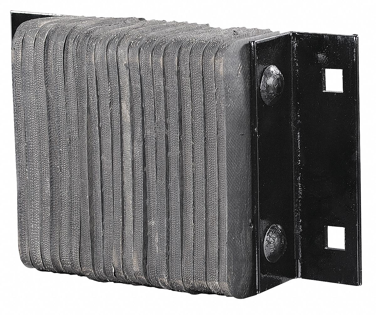 Dock Bumper, Laminated Rubber, 12x4-1/4x36