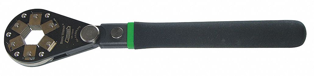Adj Hex Hydrant Wrench, 1-3/4 Cap, 18 In L