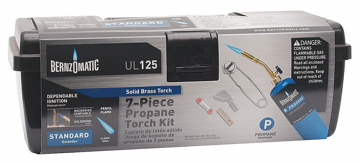 Pencil Flame Torch Kit 7-Piece
