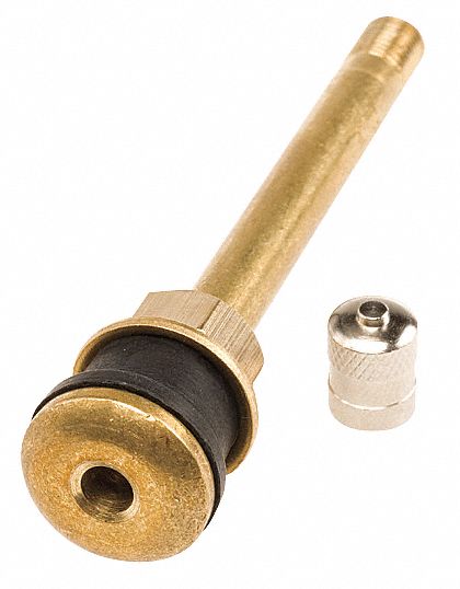 Truck/Bus Tire Valve, 3 3/8 In, Pk 100