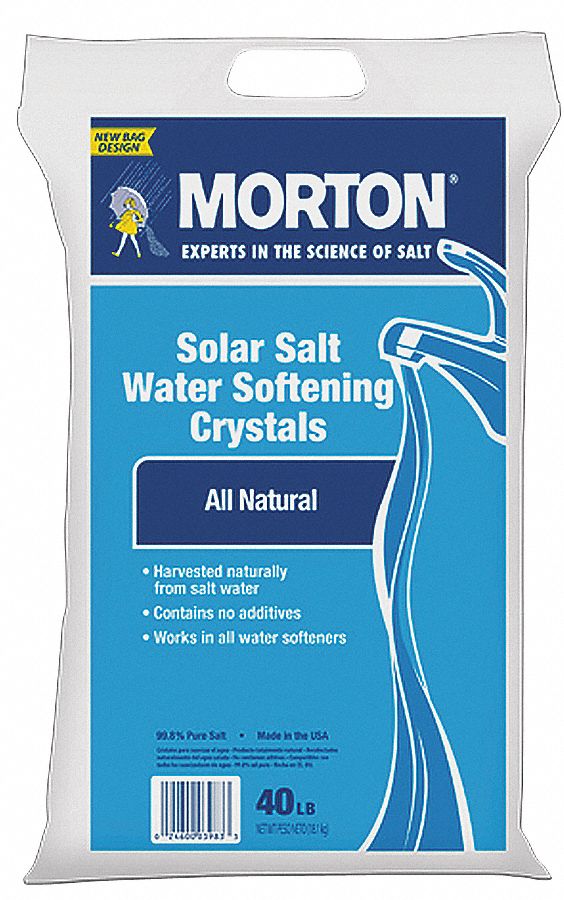 Water Softener Salt, Solar Crystals, 40 lb
