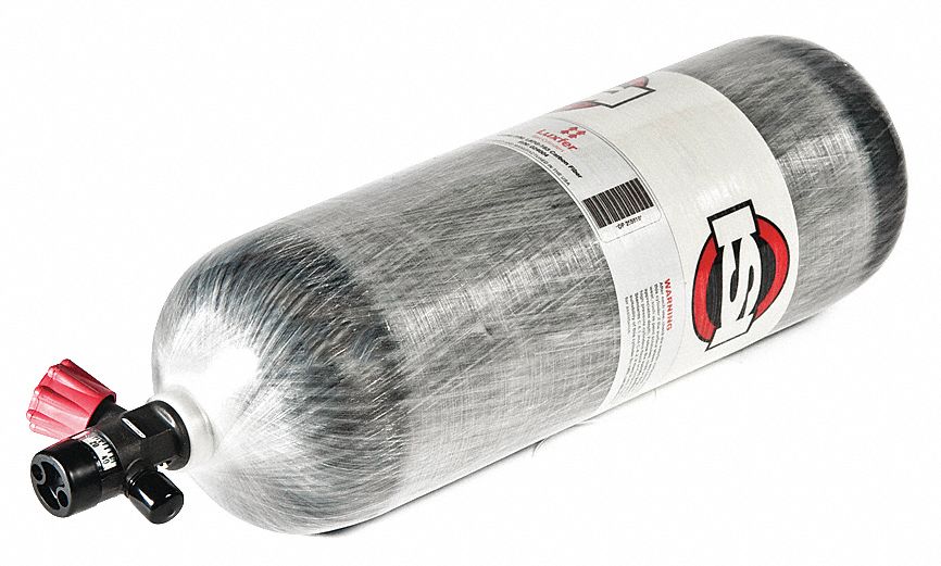 SCBA Cylinder, 4500 psi, 45 min., Carbon
