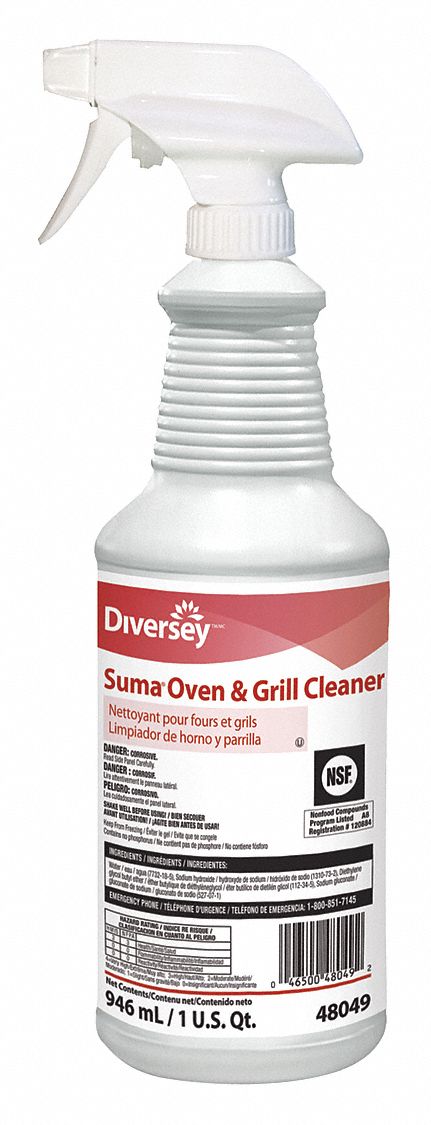 Suma Oven and Grill Cleaner, 32 oz, PK 12