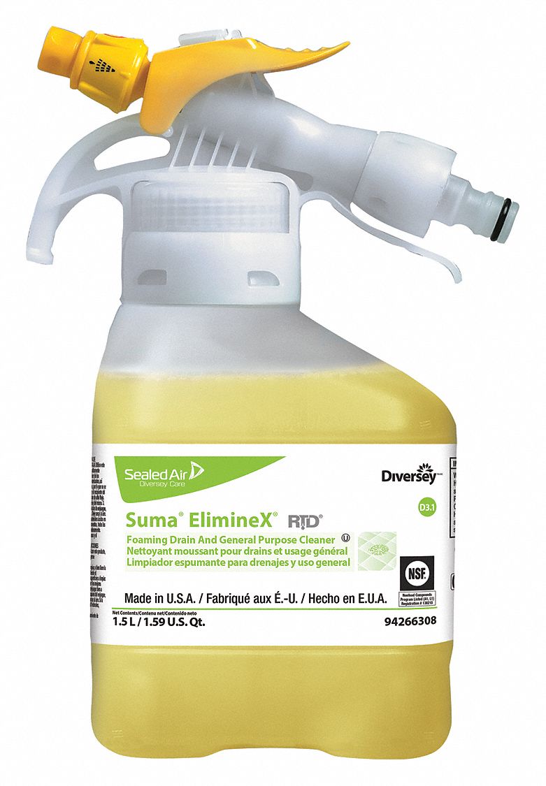 Suma Drain and GP Cleaner, 1.5 L, PK 2