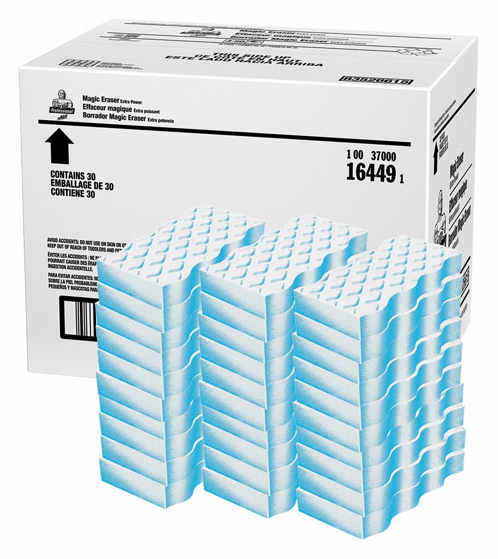 Cleaning Pad, 4-3/5In L, 2-2/5In W, PK30