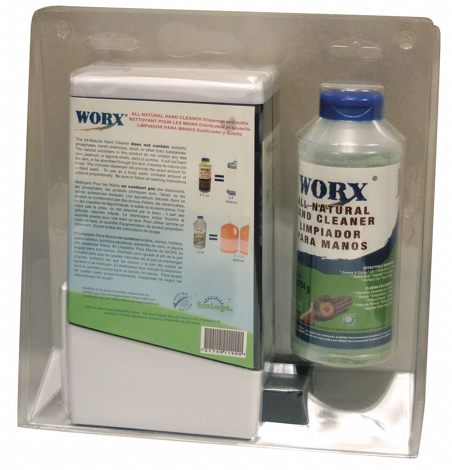 All-Natural Hand Cleaner and Dispenser
