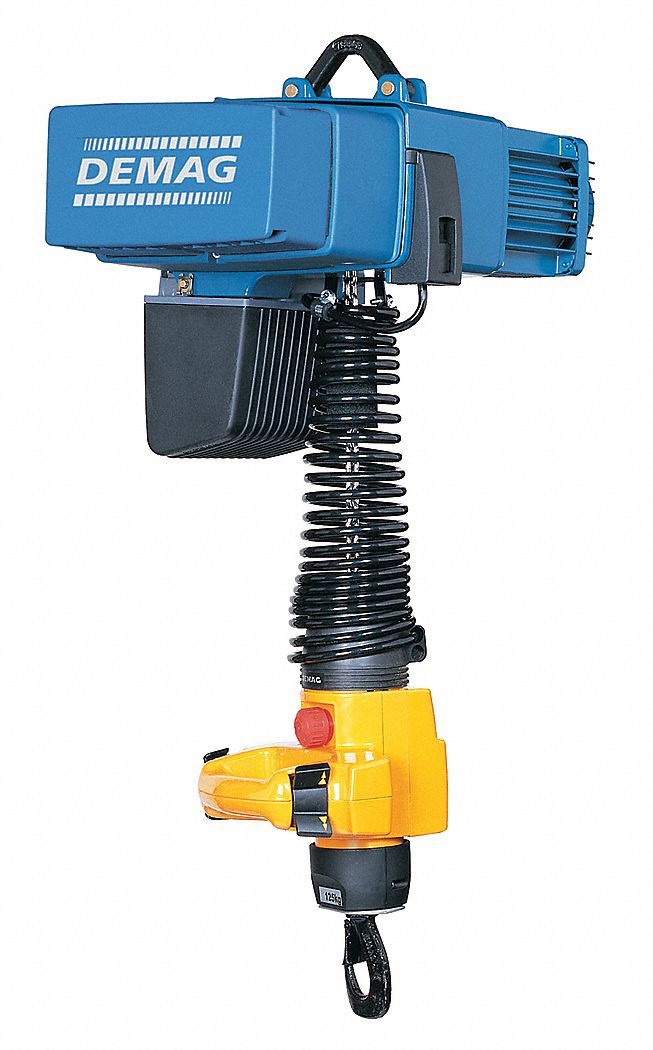 Electric Chain Hoist, 550 lb., 0 to 52 fpm