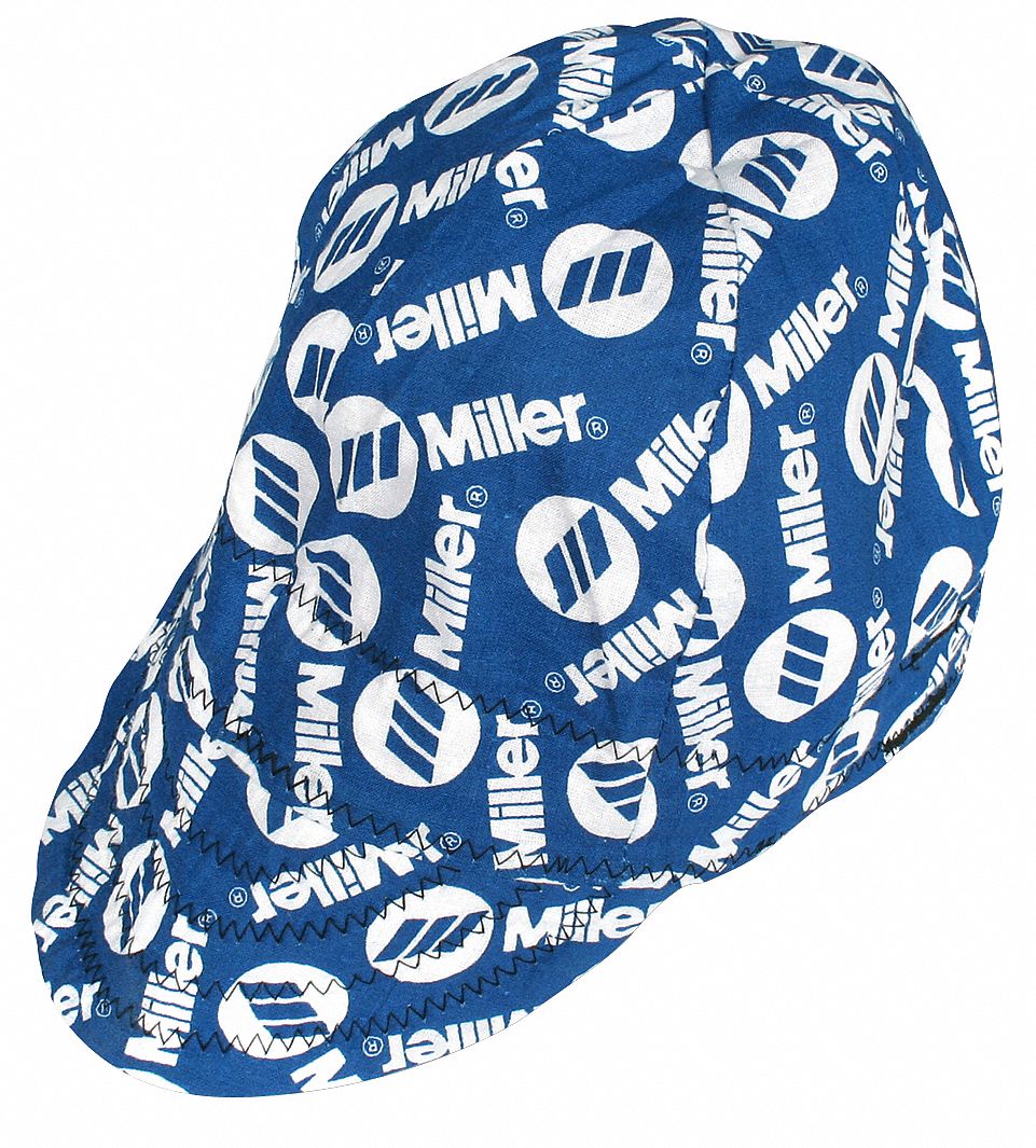 Welding Cap, Color Black/Blue, 7