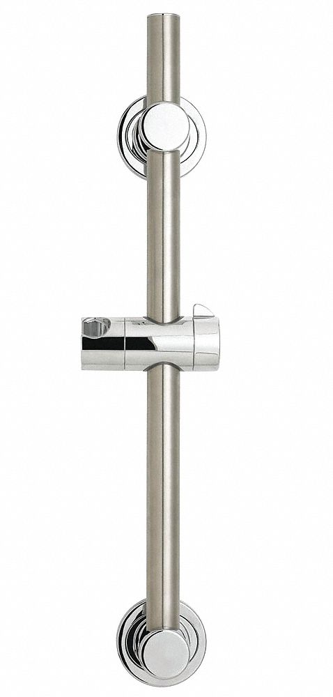 Grab Bar, Chrome, Length 24 In