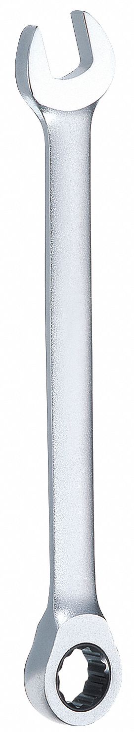 Ratcheting Combo Wrench, 1-7/8 In, Satin