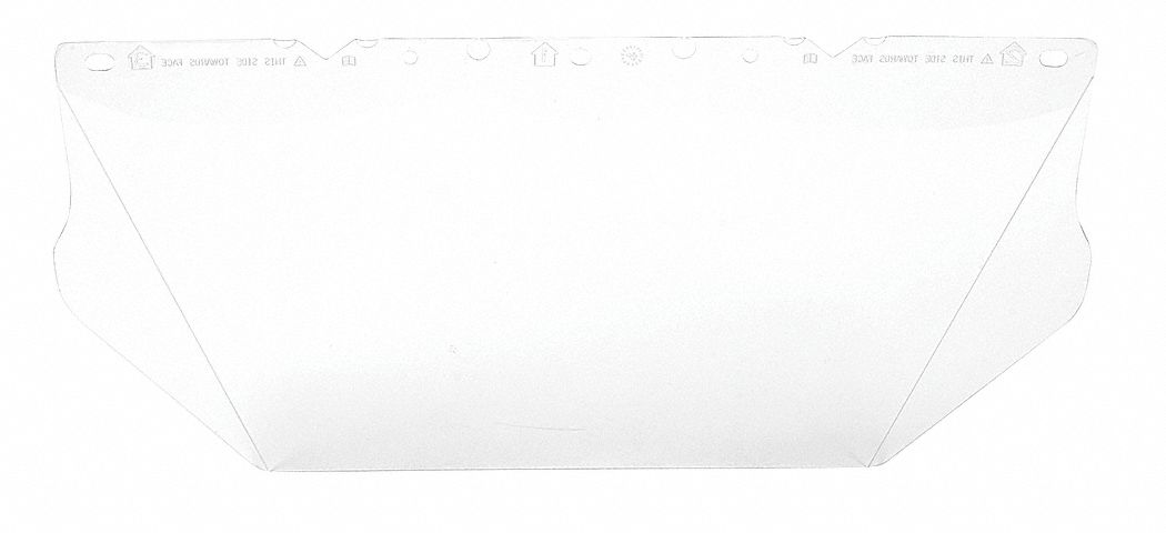 Faceshield Visor, V-Gard Frames, PC, Clear