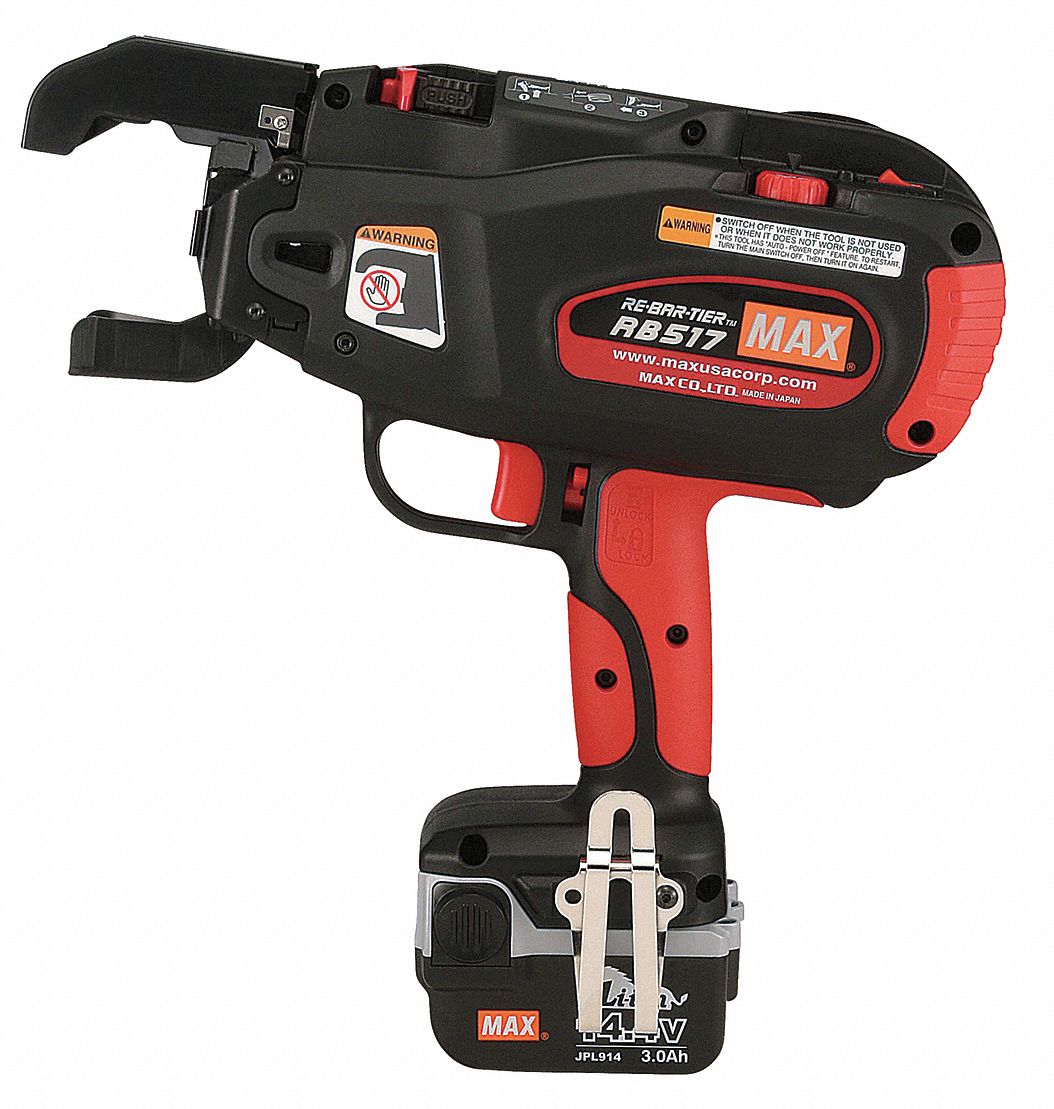 Rebar Tying Tool Kit, 14.4V, 21 ga.