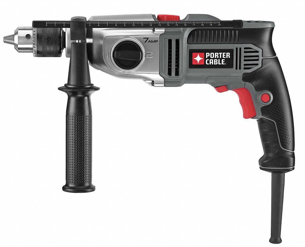 Hammerdrill, 2 Speed, 1/2 In