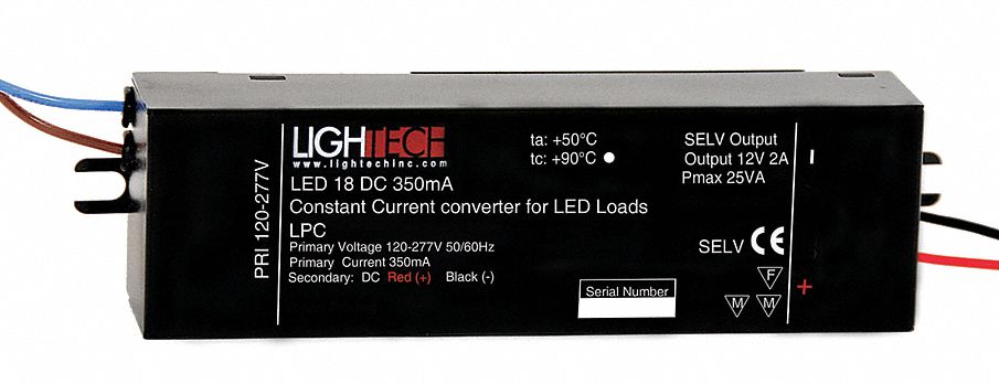 LED Driver, 120-277 V, 18 W, 4-52 V