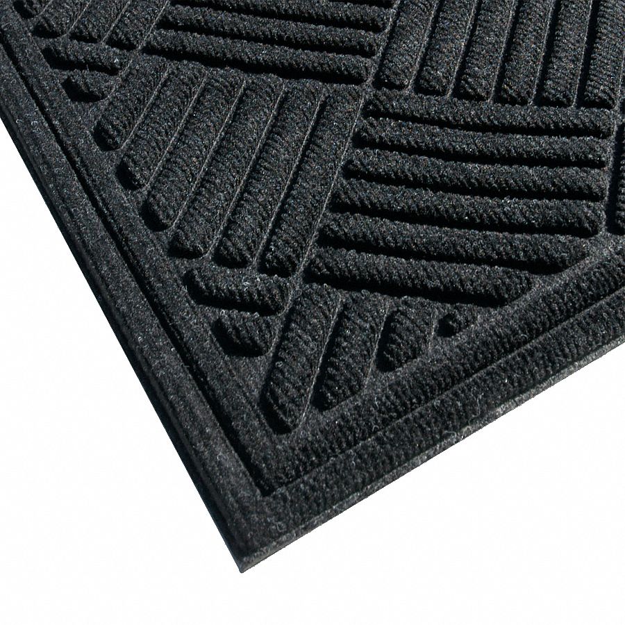Indoor Entrance Mat, Charcoal, 3x2 ft.
