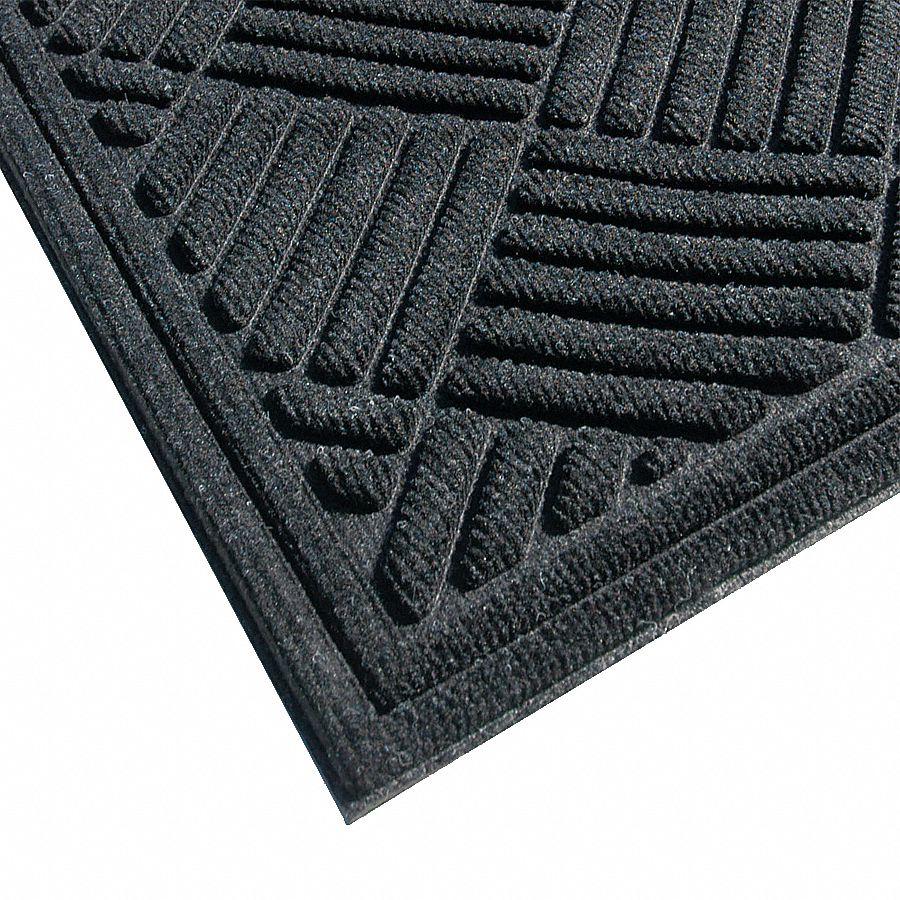 Indoor Entrance Mat, Charcoal, 5x3 ft.