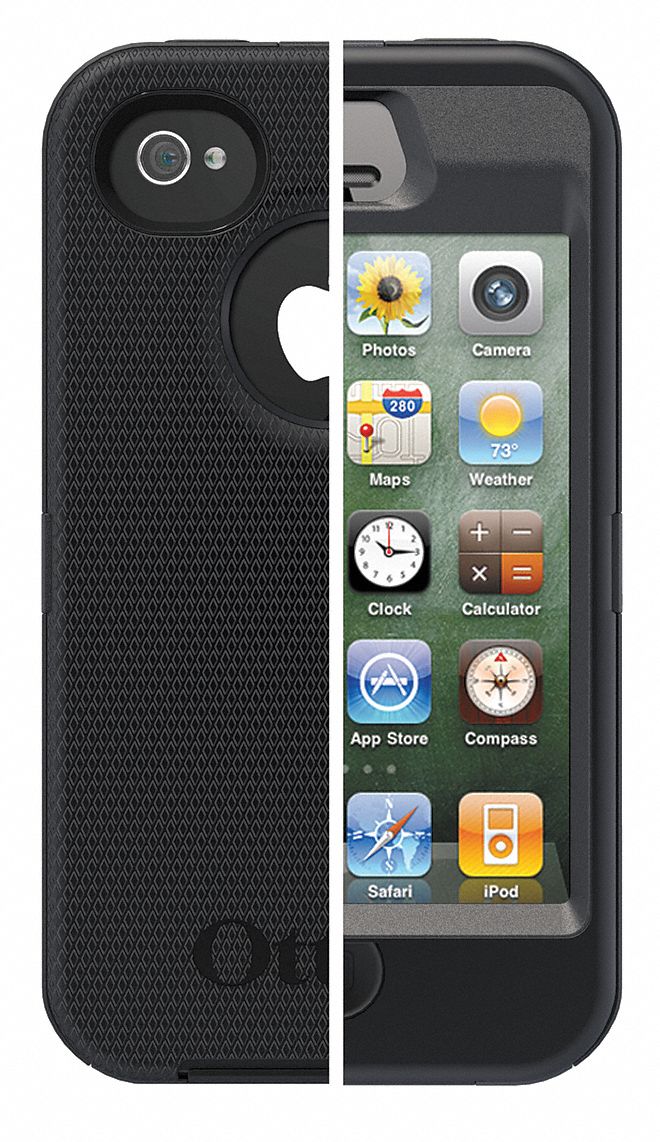 Defender Case, iPhone 4S, Black