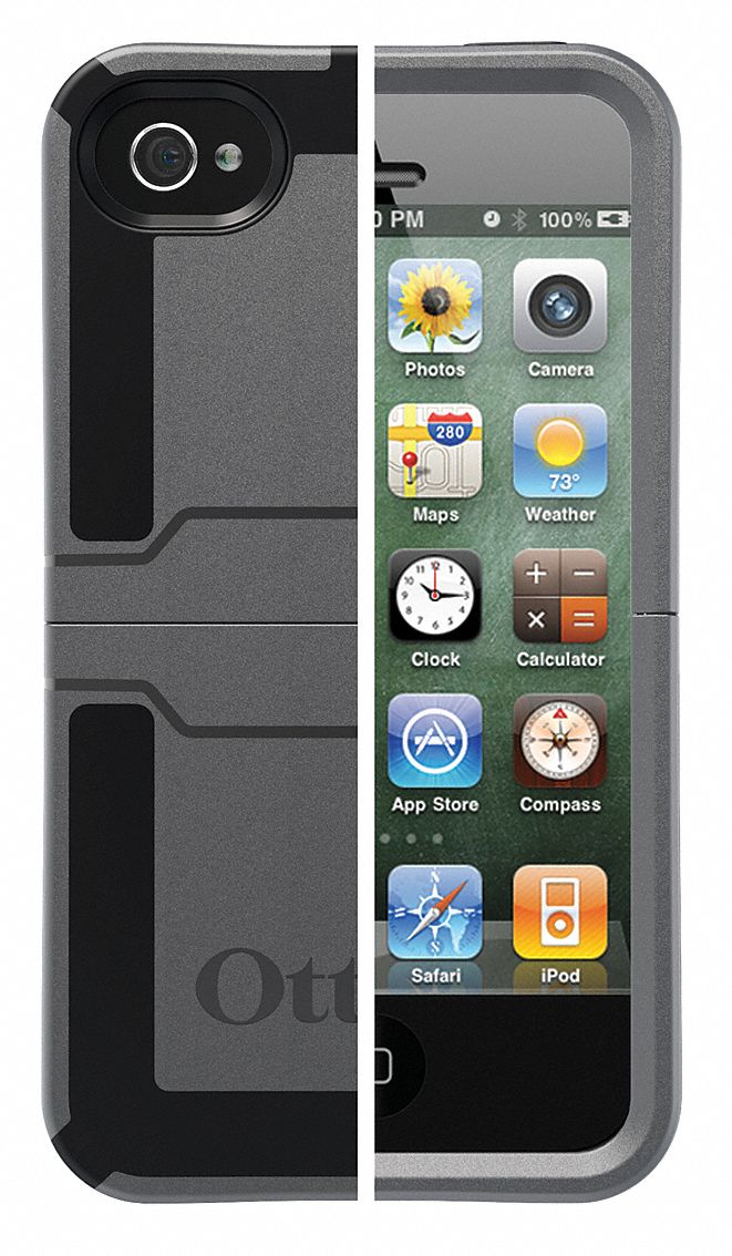 Reflex Phone Case, iPhone 4S, Gray
