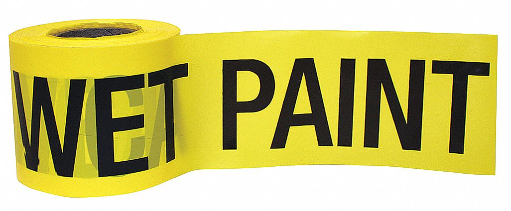 Safety Marking Tape, Roll, 3In W, 300 ft. L