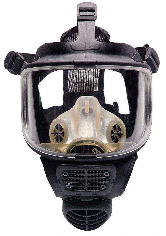 Full-Face Respirator, Poly Headnet, S
