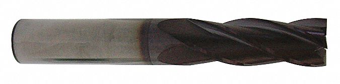 Carbide End Mill, Sq, 3/8, 1 Cut L