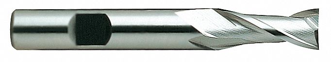 Cobalt End Mill, Sq End, 1/2, 2 Cut L