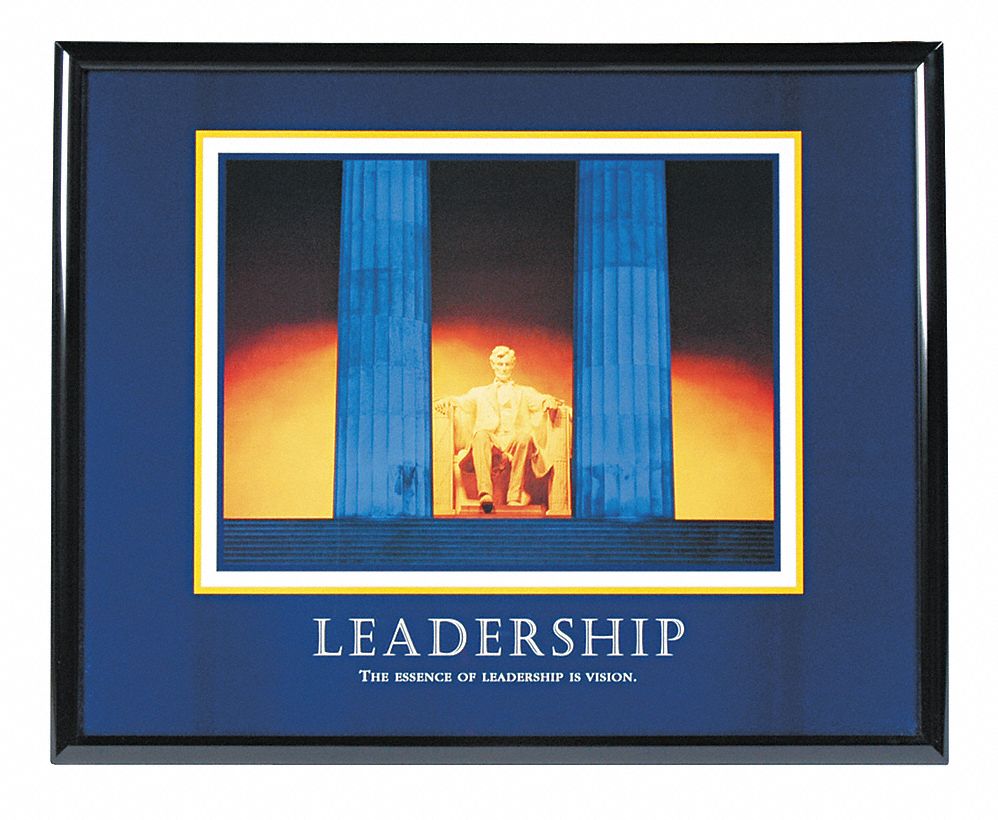 Framed Motivational Prints, 30x24 In.
