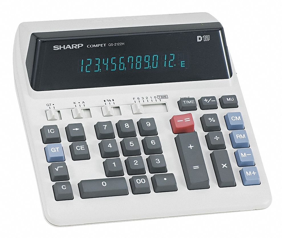 Commercial Desktop Calculator, 12 Digit