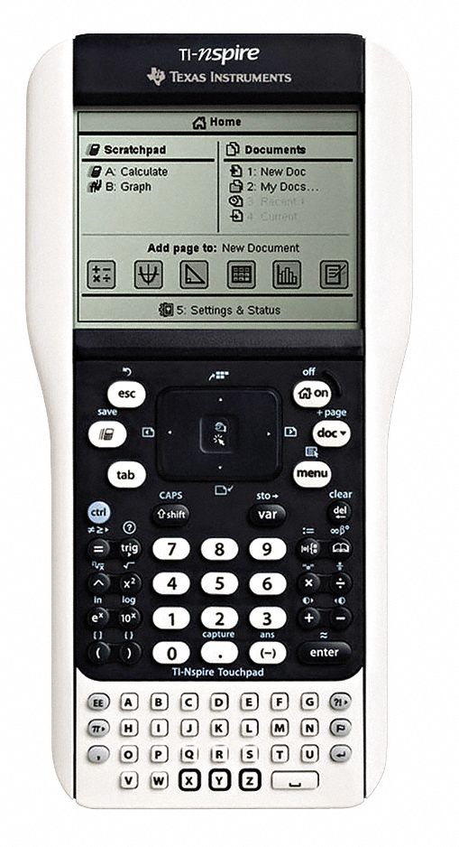 Graphing Calculator, Touchpad, 16x8 Digit
