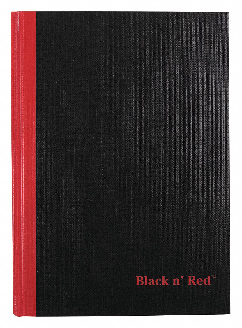 Notebook, 8-1/4x5-7/8 In, Black