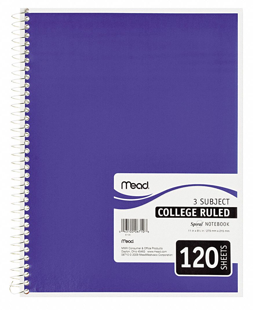 Notebook, 11 x 8-1/2 In.