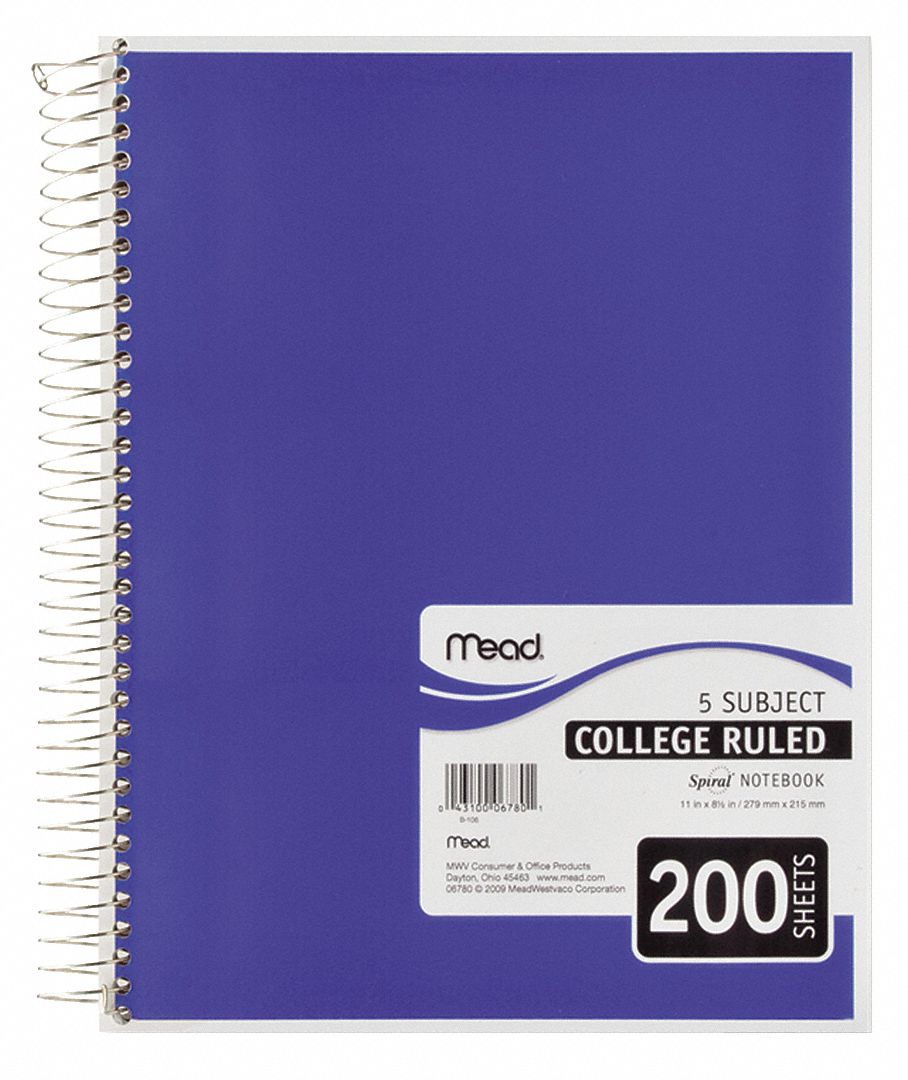 Notebook, 11 x 8-1/2 In.