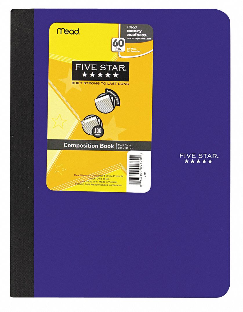 Notebook, 9-3/4 x 7-1/2 In.