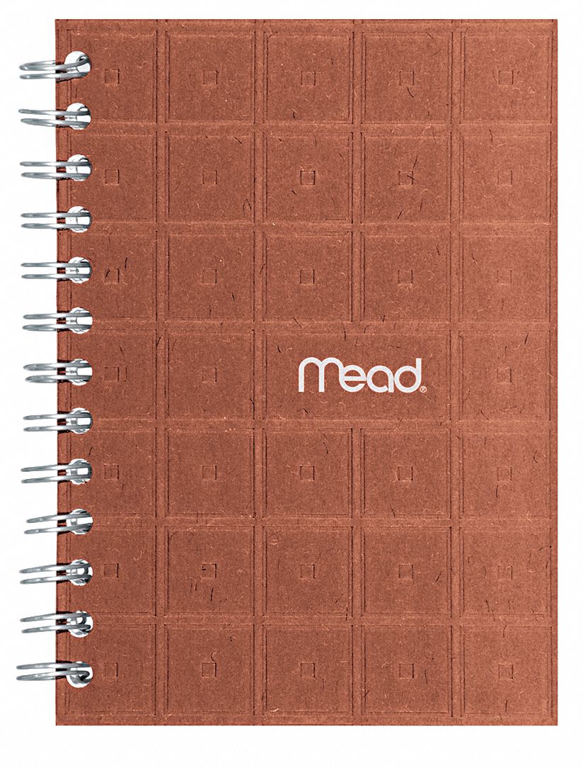 Recycled Notebook, 7 x 5 In, Black