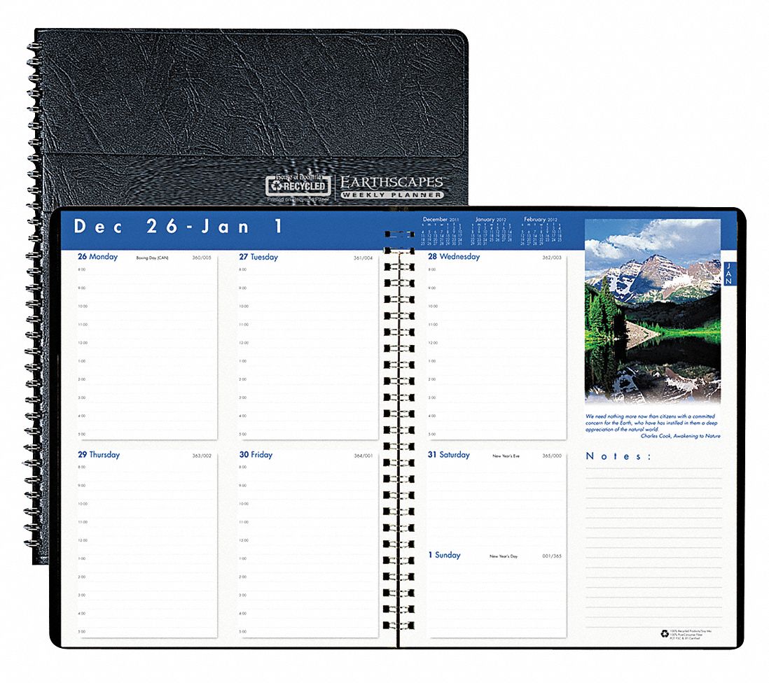 Weekly Appointment Book, 8-1/2x11 In.