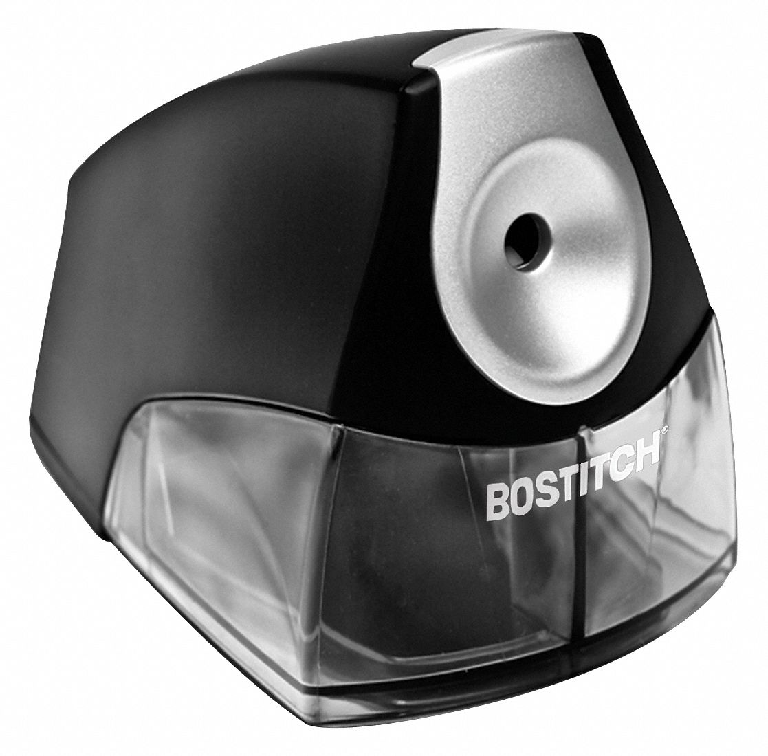 Compact Pencil Sharpener, Electric, Black
