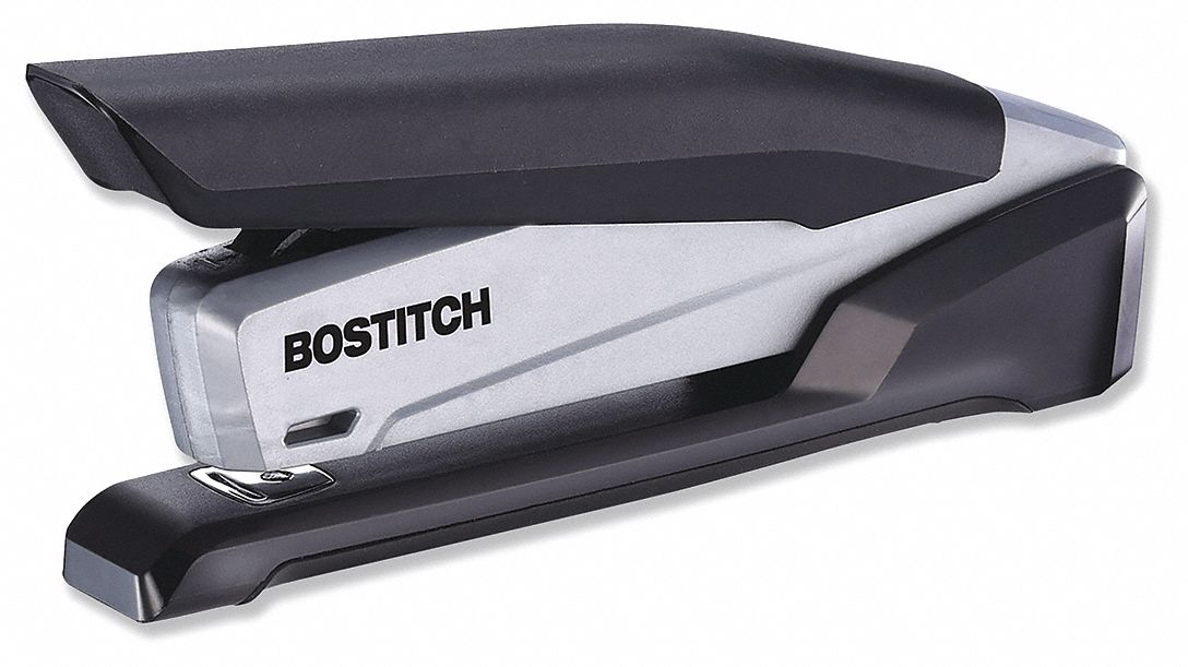 Desktop Stapler, 20 Sheet, Black/Gray